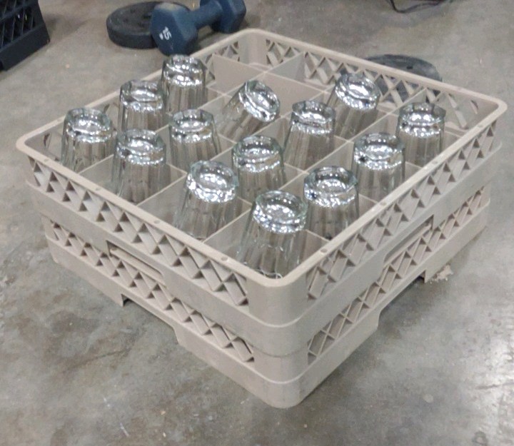 TRAEX GLASS RACKS With Glasses