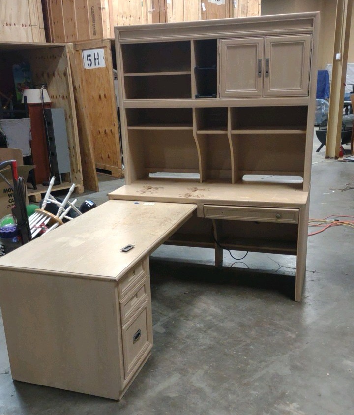 computer desk with hutch