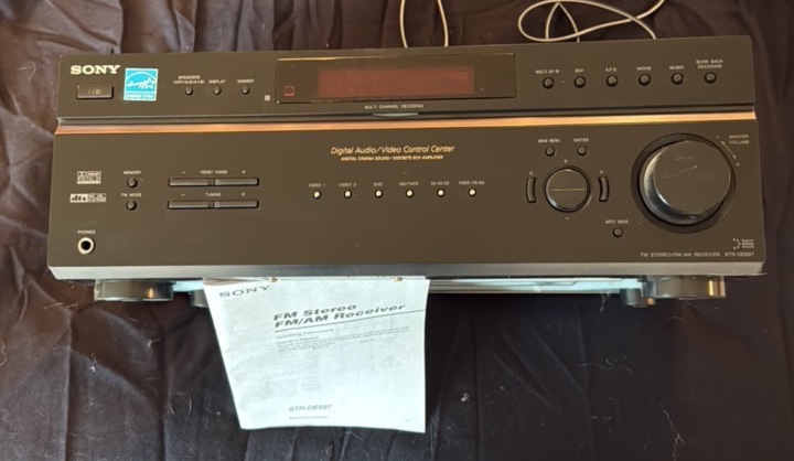 Sony FM stereo receiver STRDE597