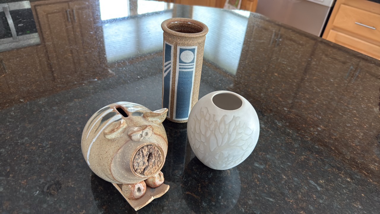 pottery in fine art collection
