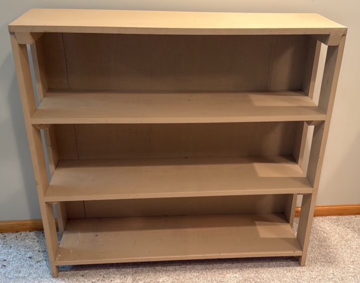 Sturdy homemade bookshelf