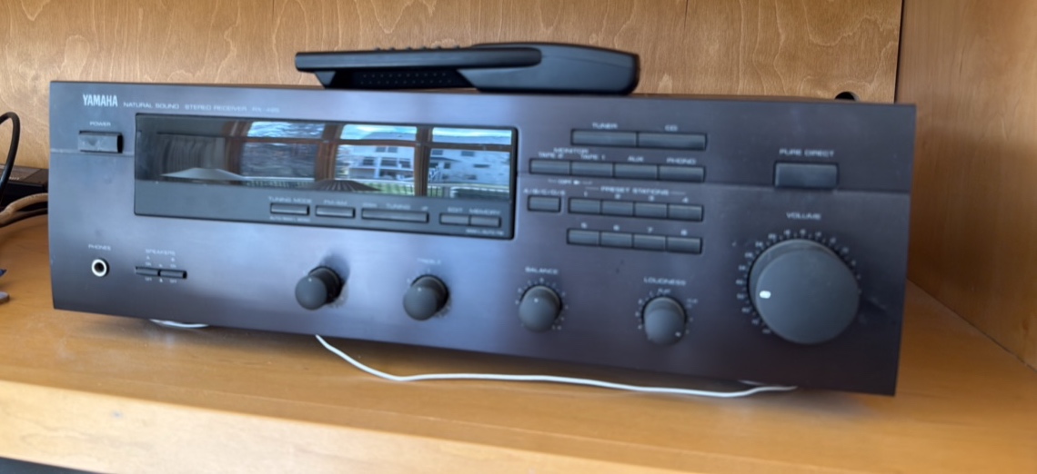 Yamaha natural sound stereo receiver RX  495