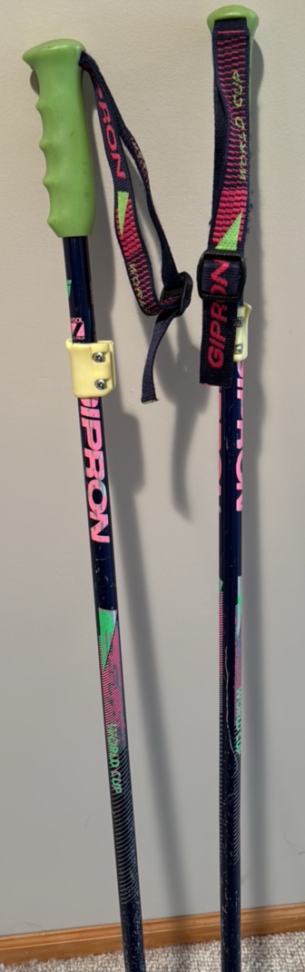 pair of Gripon World Cup ski poles
