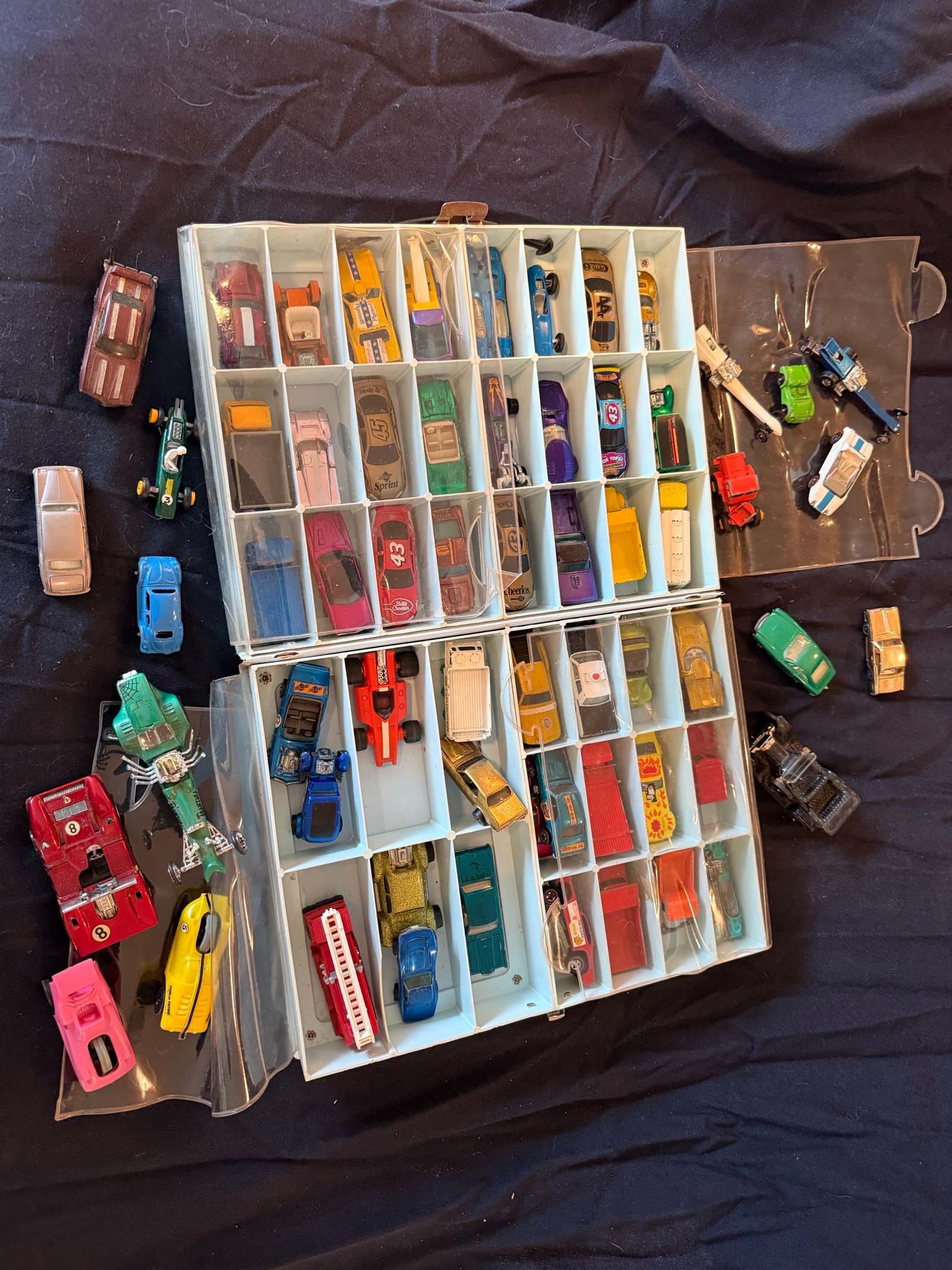 Mattel Cars in Case