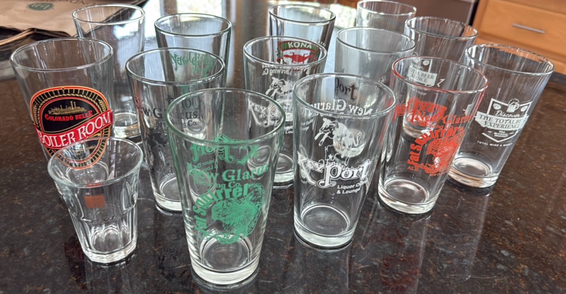 wonderful beer glasses