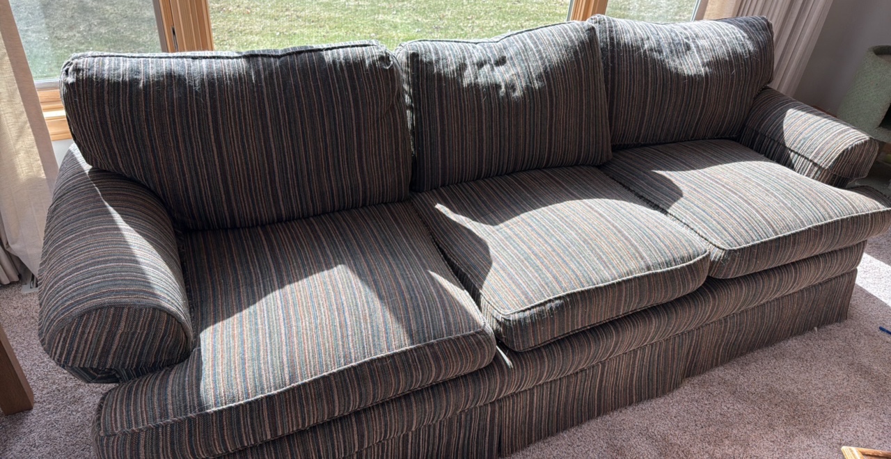 Henderson Brand tapestry style upholstered sofa