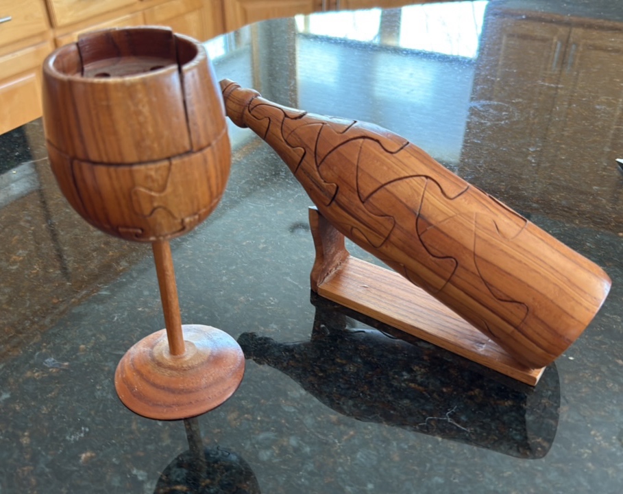 hand carved intriguing puzzles