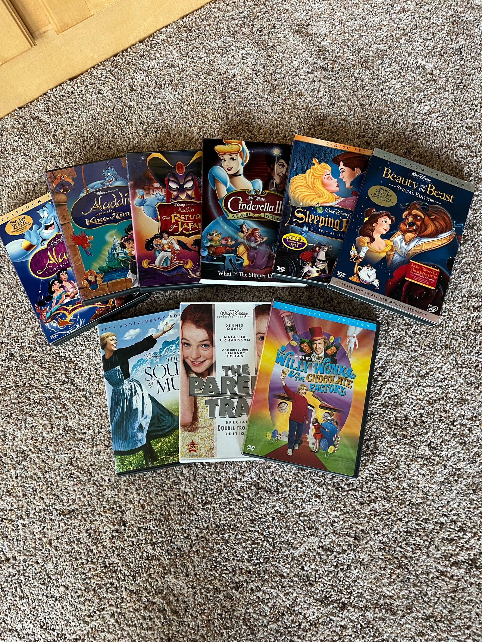 Assortment of Walt Disney Movies