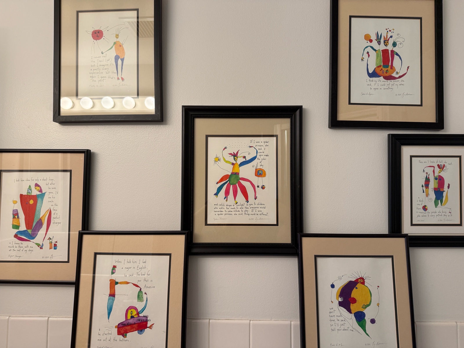 Special Collection of Seven Art Prints by Brian Andreas of StoryPeople