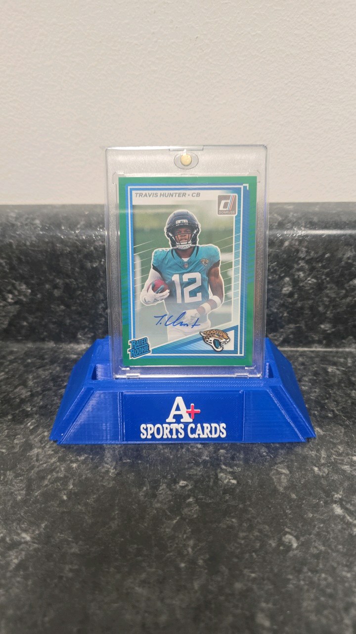Travis Hunter 2025 Panini Donruss Green Rated Rookie #301 AUTO