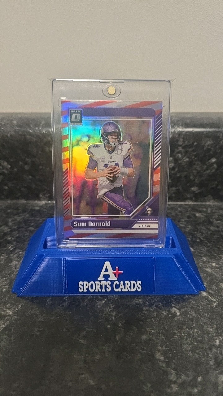 2024 Panini Optic #127 Sam Darnold Red Stripe