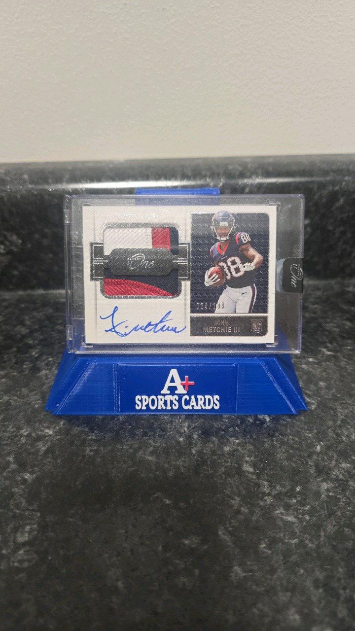 2022 Panini One Rookie Dual Patch AutoJohn Metchie III #24 199