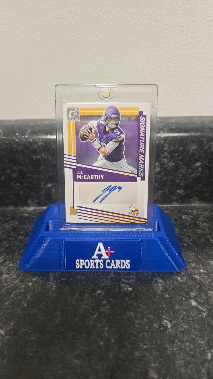 2025 Panini Donruss - Signature Marks J.J. McCarthy #SM-JMY