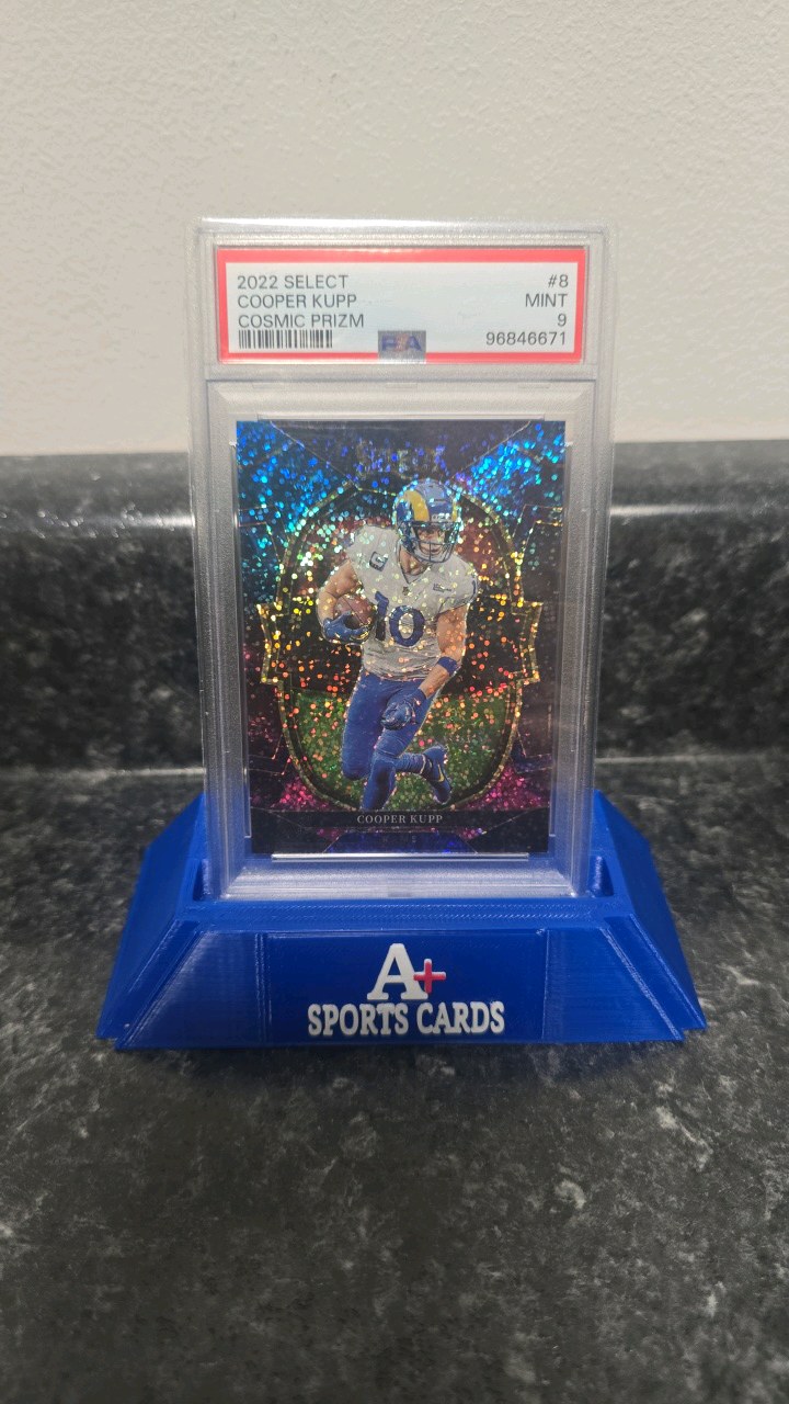 2022 PANINI SELECT #8 COOPER KUPP COSMIC PRIZM PSA 9
