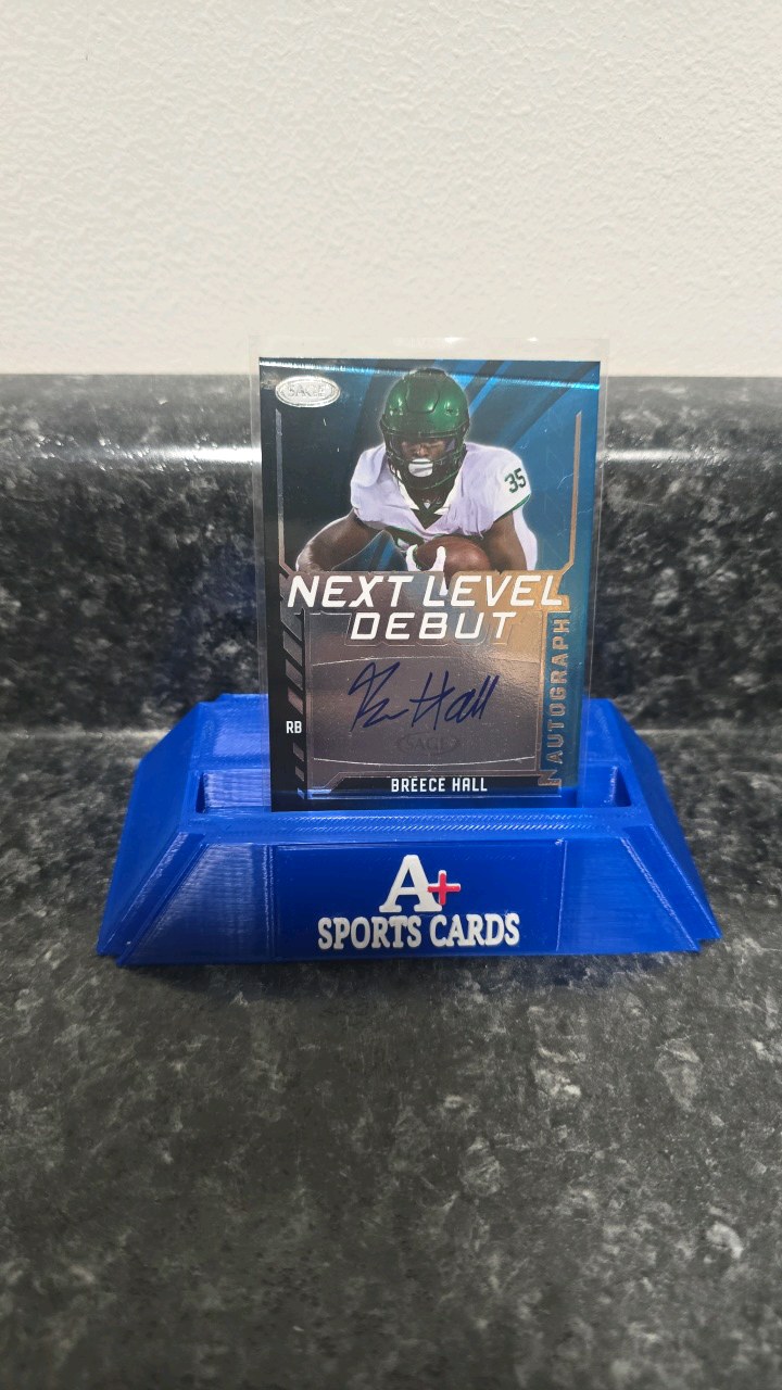 2022 SAGE Next Level Debut Breece Hall Rookie Autograph miscut