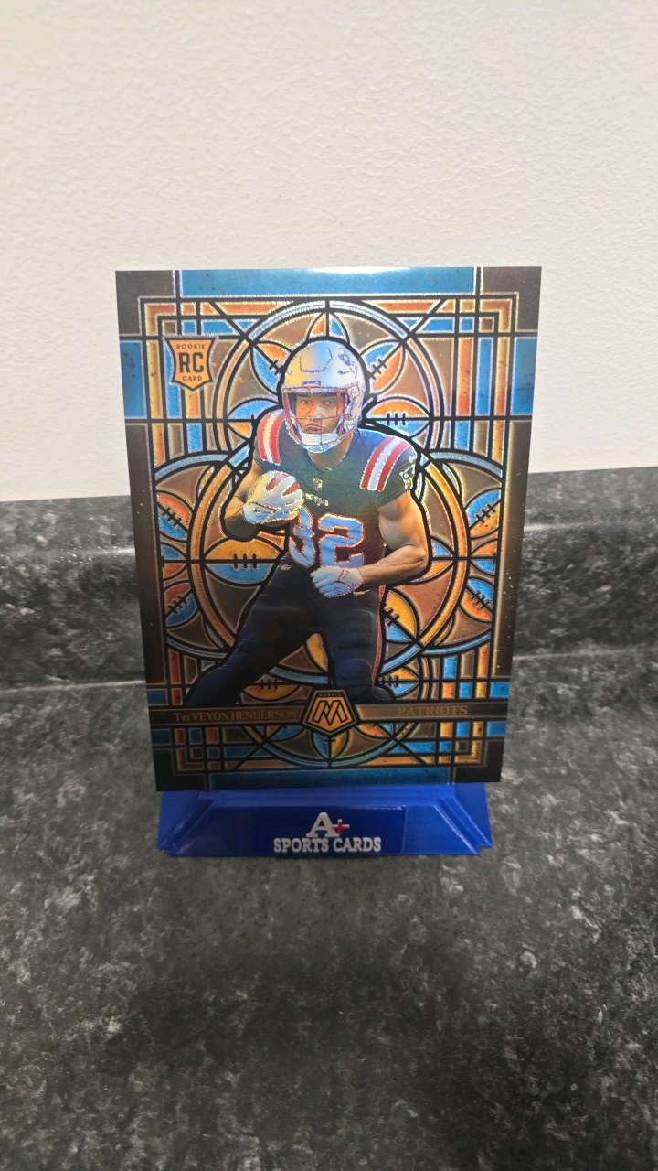 2025 Panini Mosaic JUMBO Stained Glass Rookie Treyveon Henderson