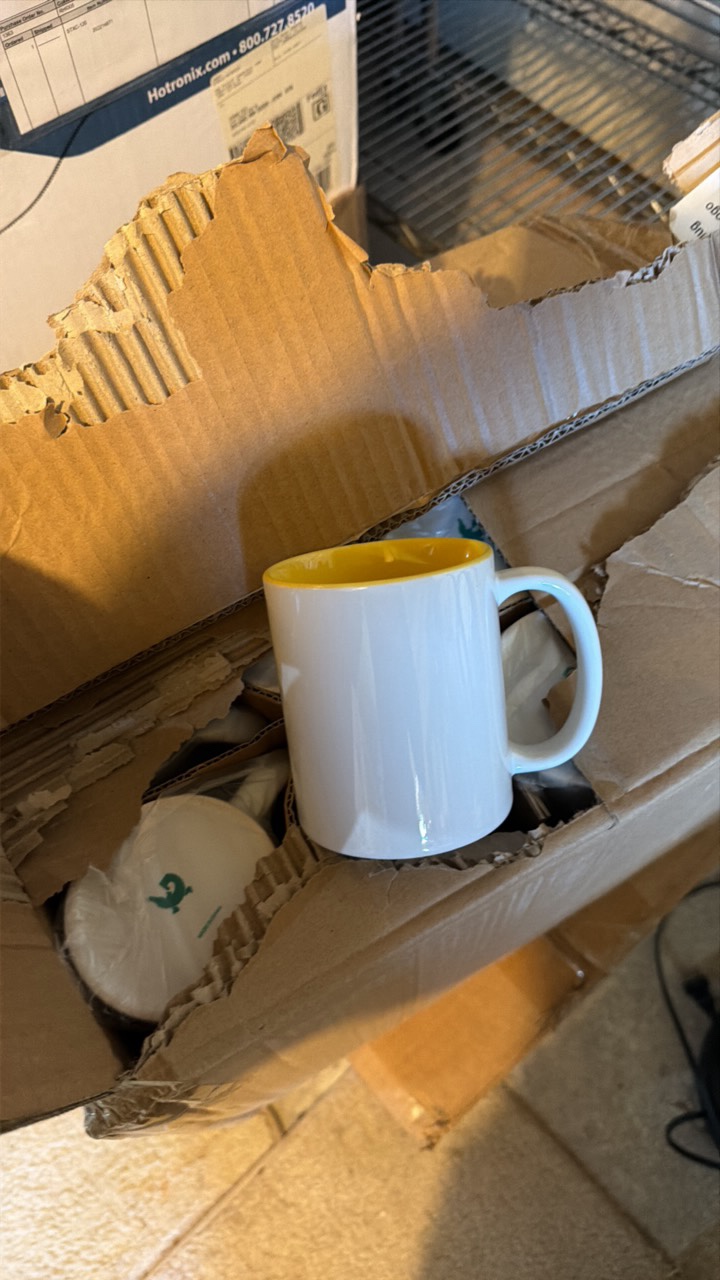 Box of Coffee Mugs - 24 set of mugs