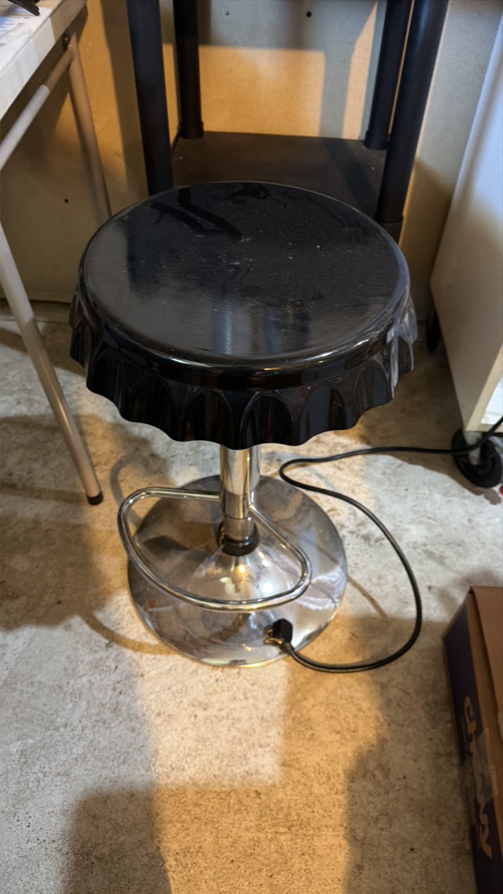 barstool, stainless chrome plated