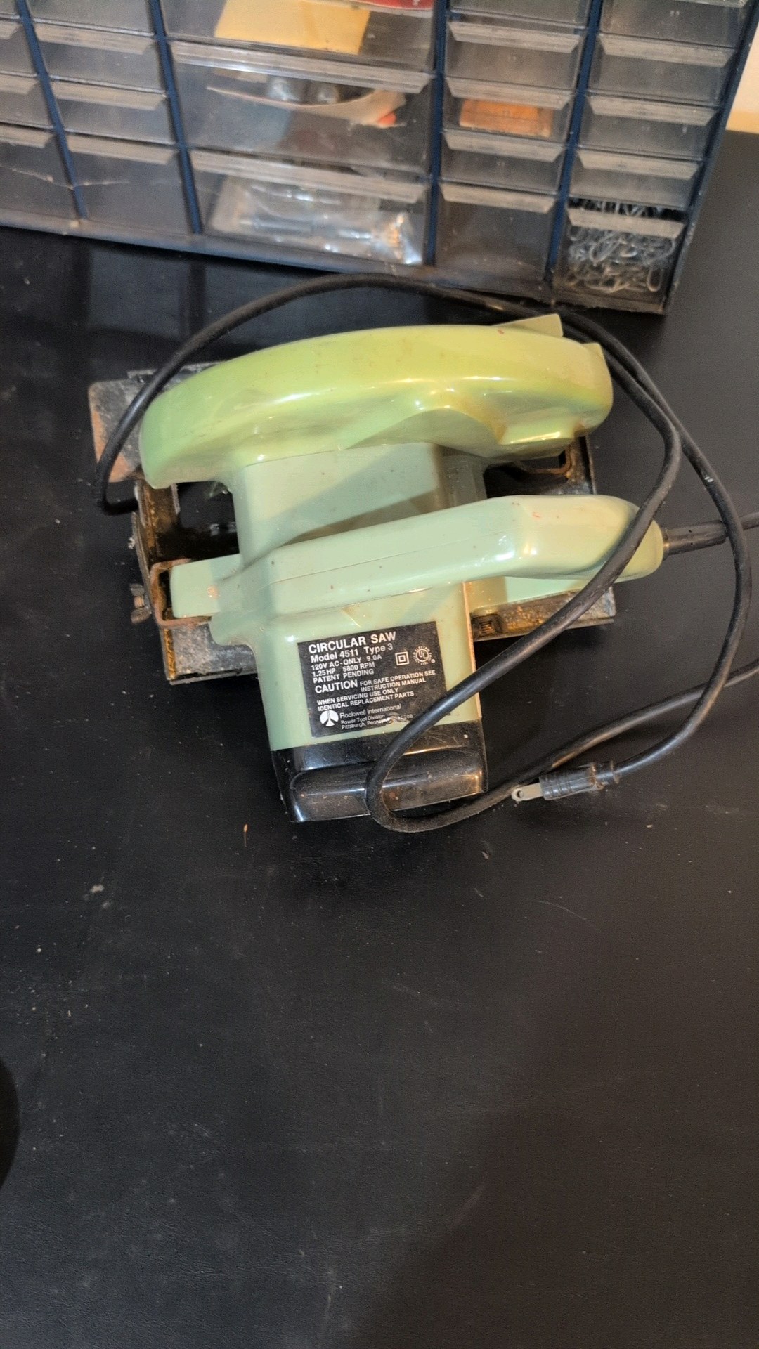 Plug-In circular saw