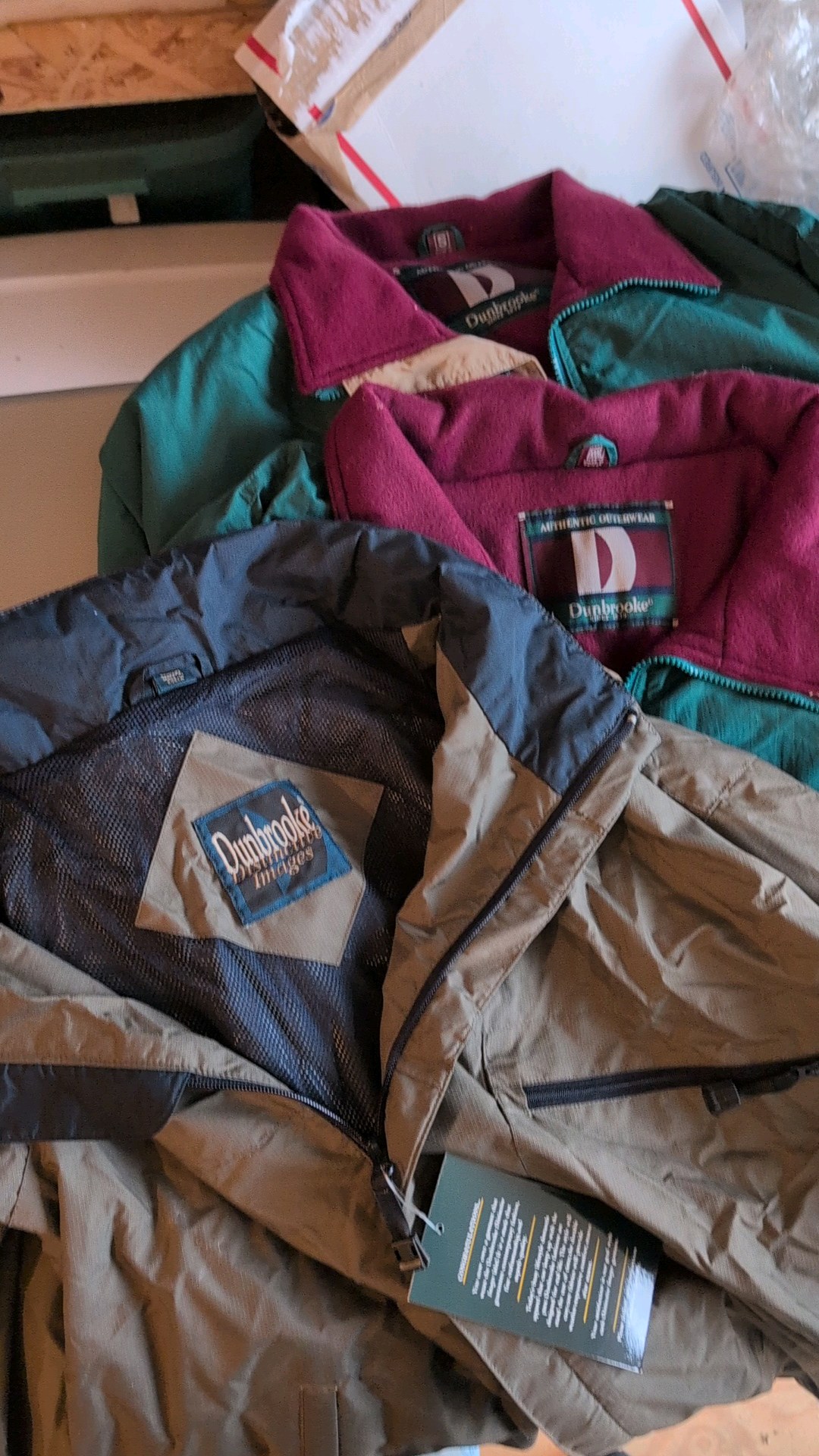 Dunbrooke outerwear lot