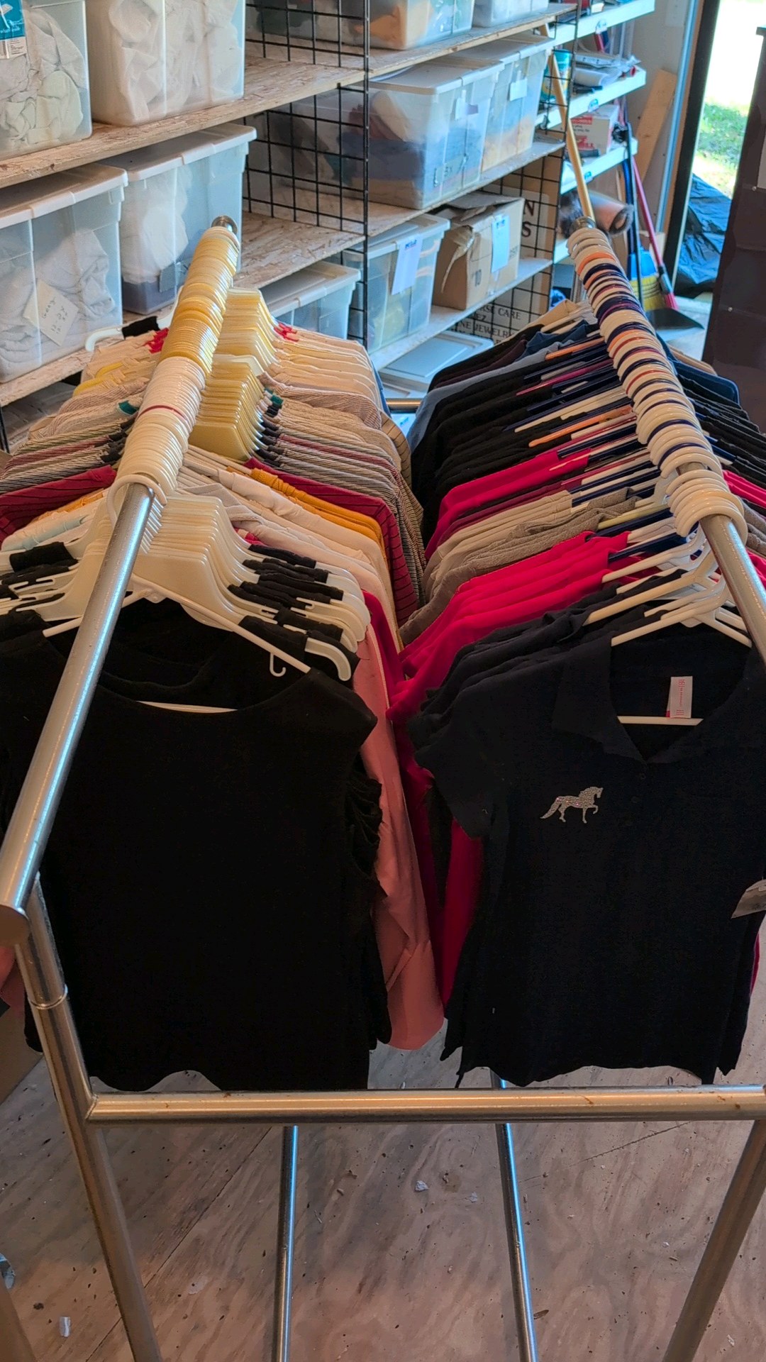contents on rolling rack rack not included