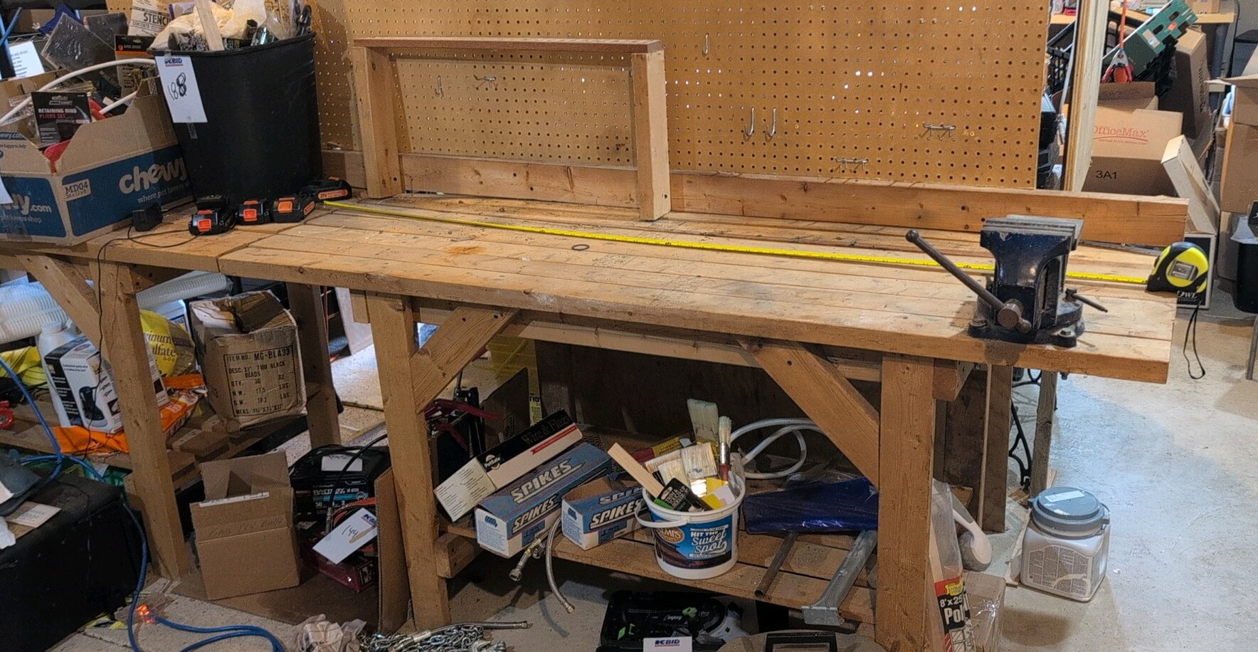 2 Home Made Workbenches 2x4 workbenches