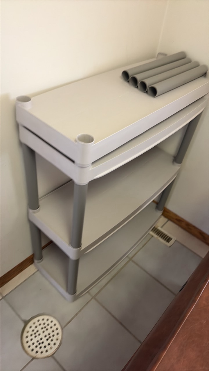 rubbermaid collapsible shelving storage