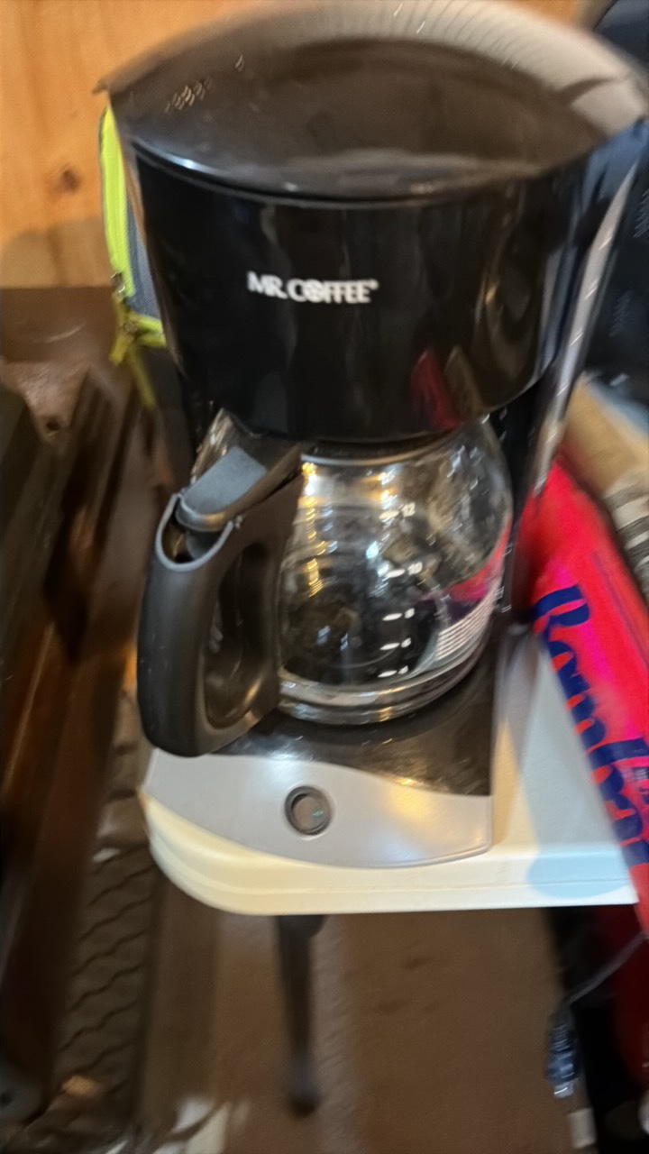 coffee pot and air fryer