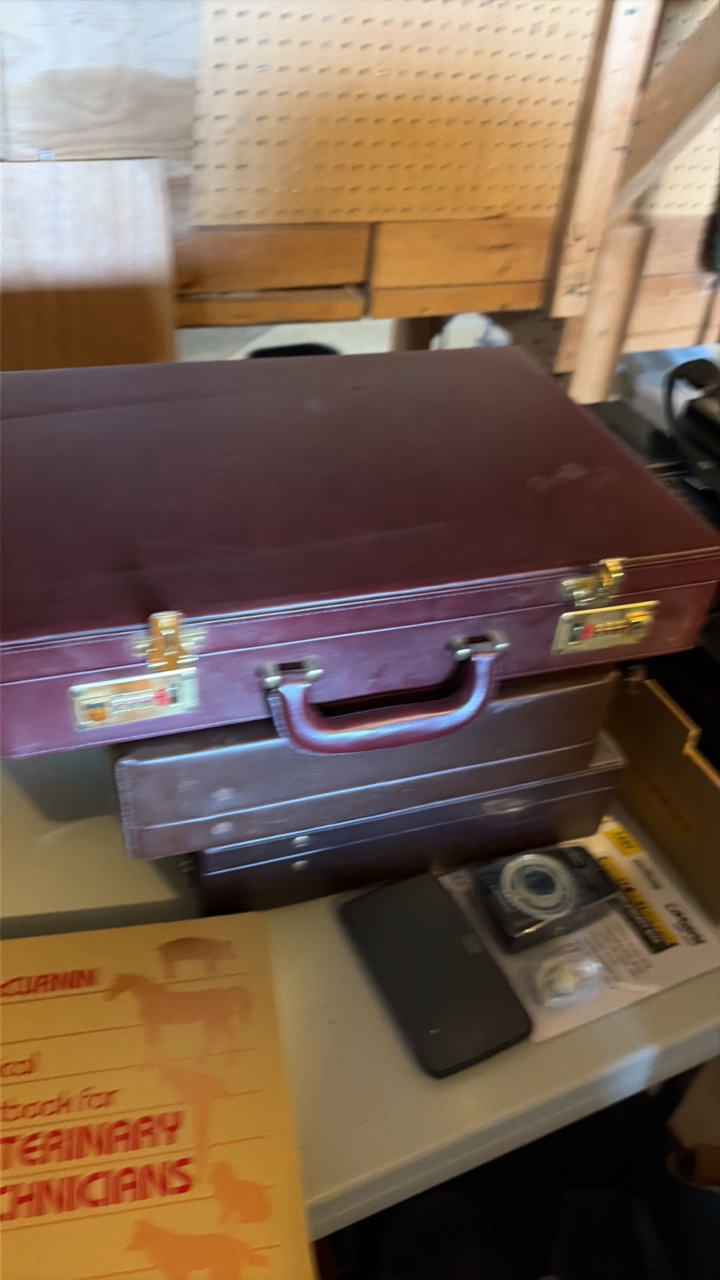 vintage briefcases with combination locks