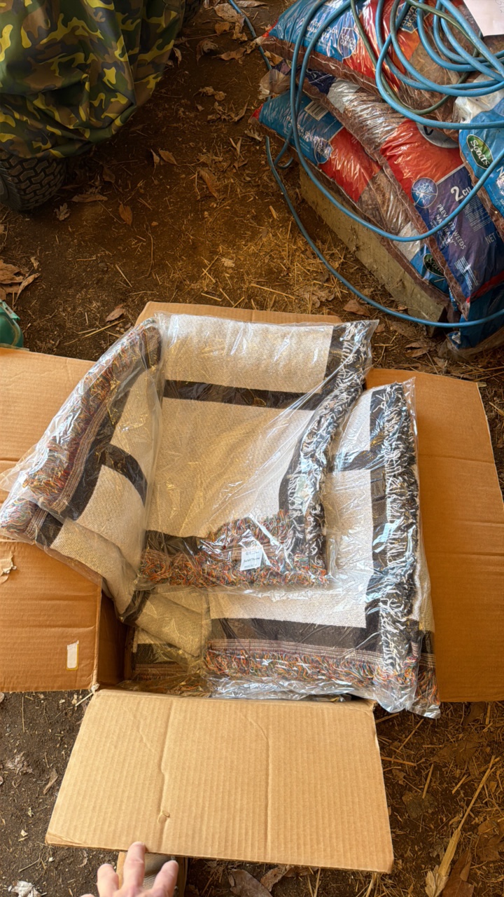 New Blankets in plastic wrap 9x