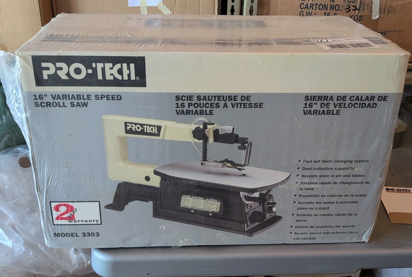 16-In variable speed scroll saw