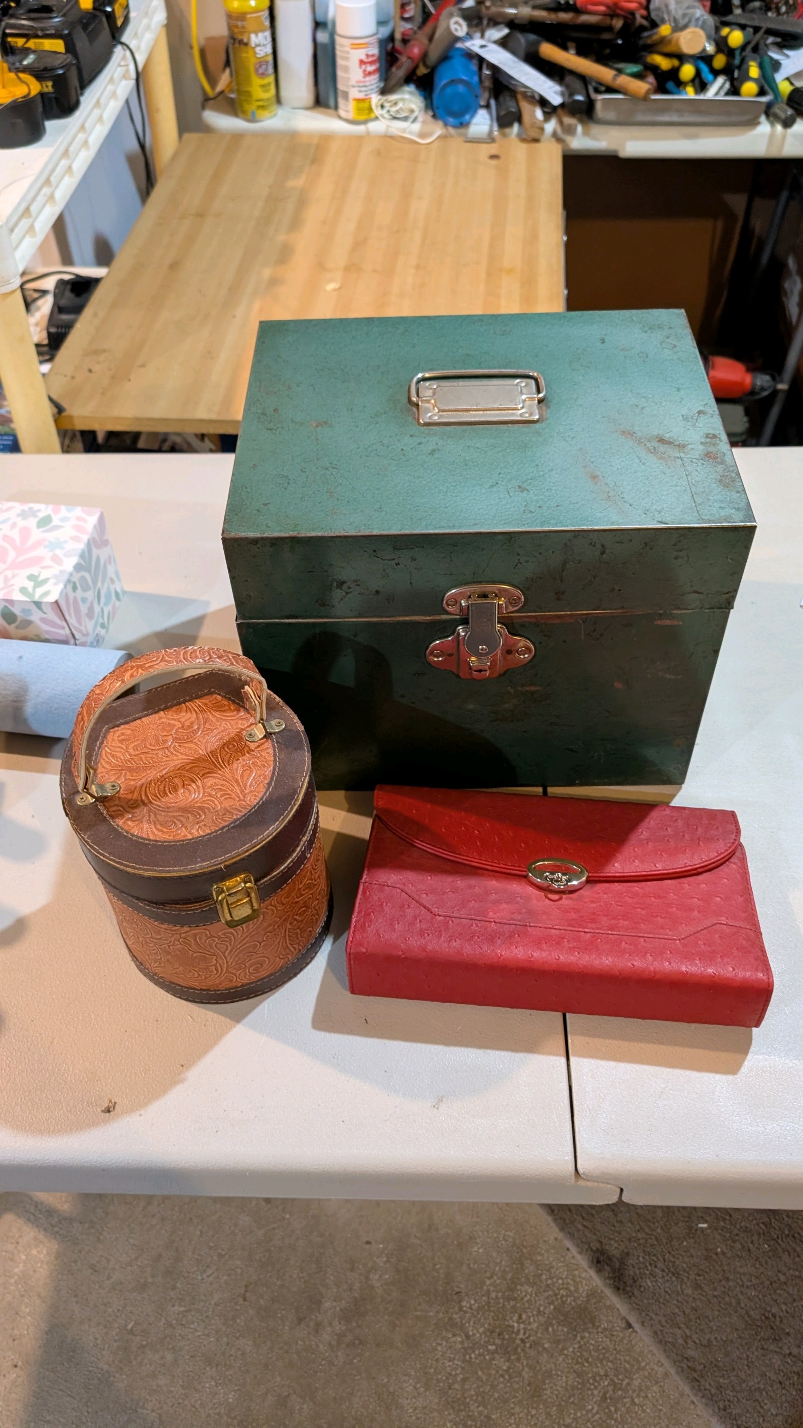 Vintage storage and cases