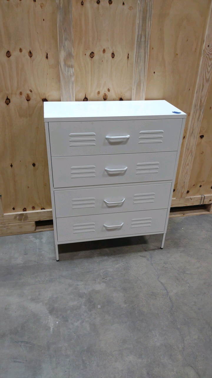 locker style metal dresser