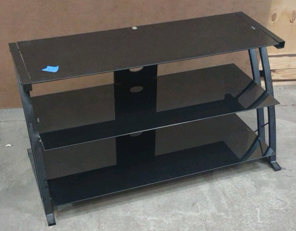 glass TV stand