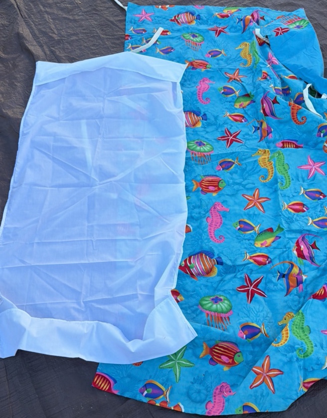 cot sheets new and privacy curtains