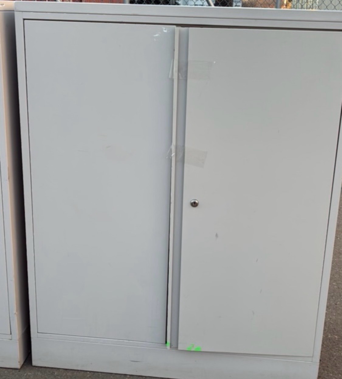 Metal filing cabinet