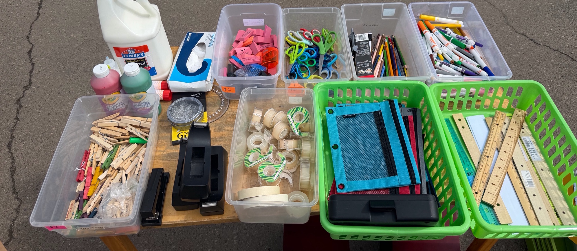 Manipulatives, Colored Pencils, Scissors, erasers