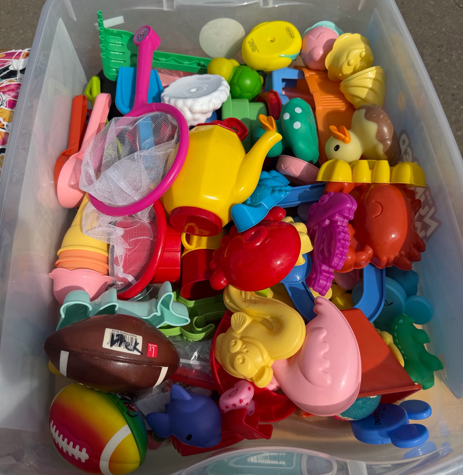 Beach party blowups decorations, pool toys