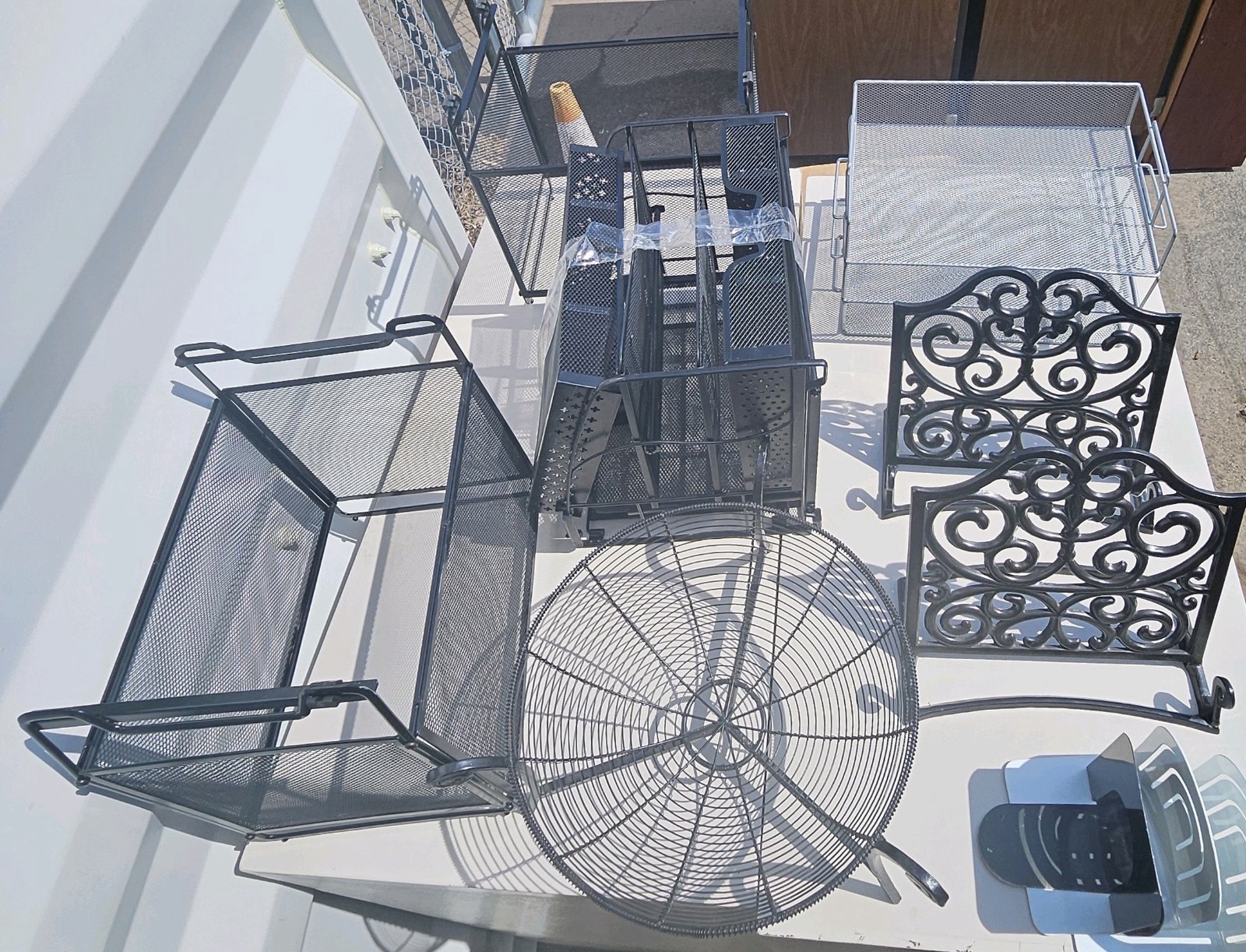 Magazine racks and file holders.