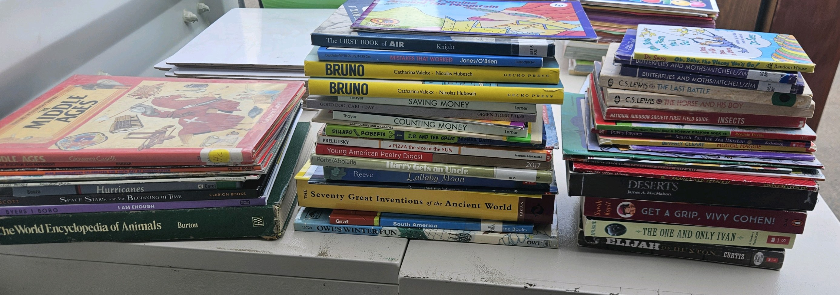 Books and whiteboards