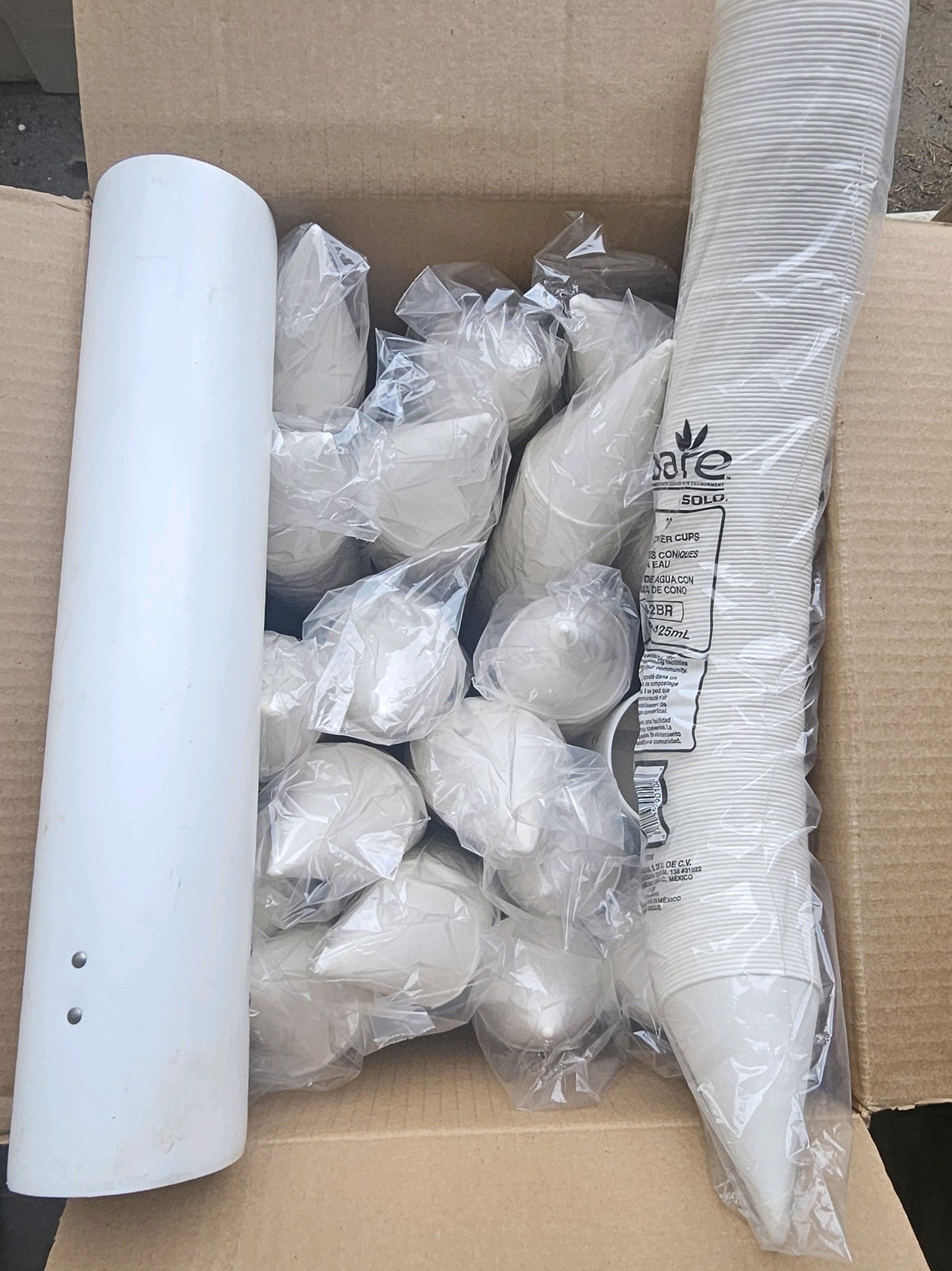 Paper Cups and cup holder