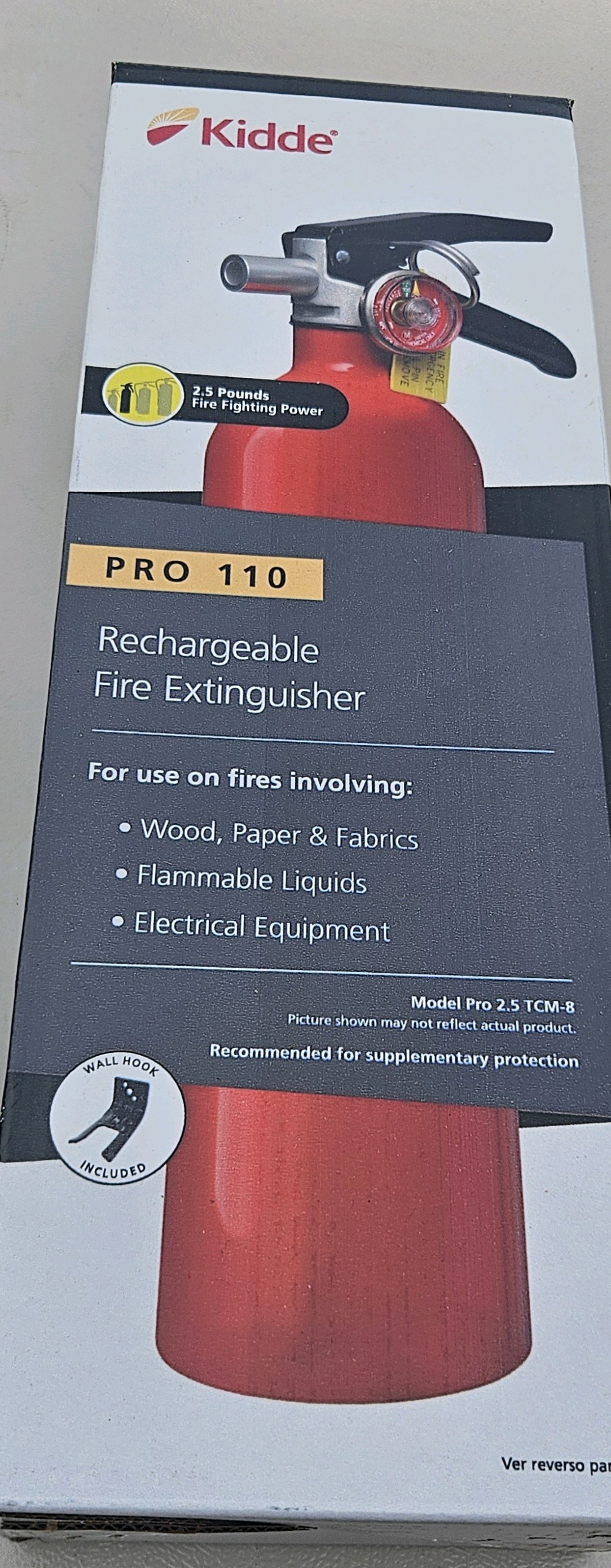 Kidde Rechargeable fire extinguisher