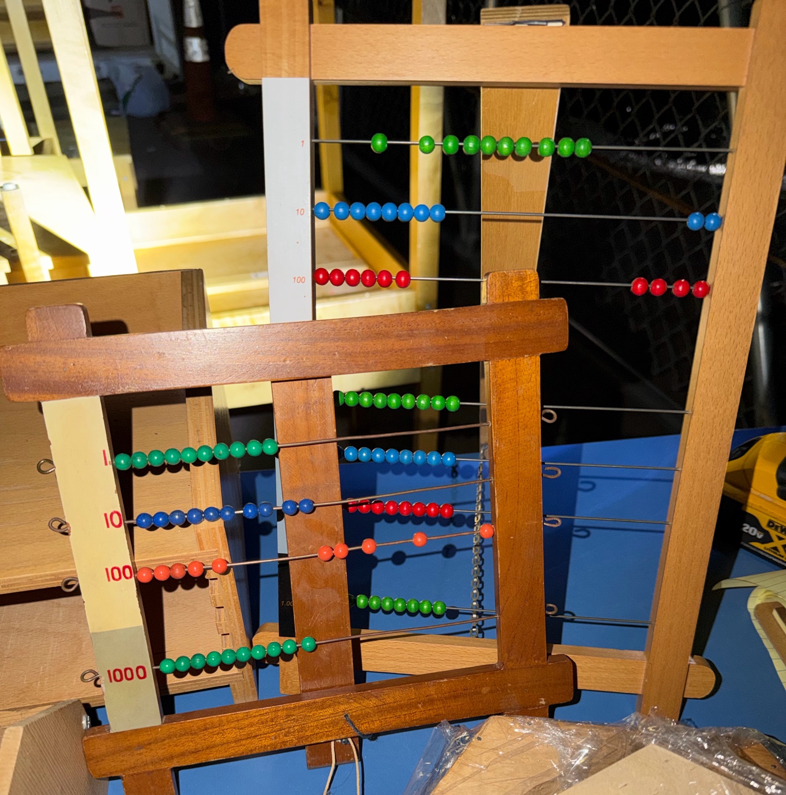 math, abacus, and triangles