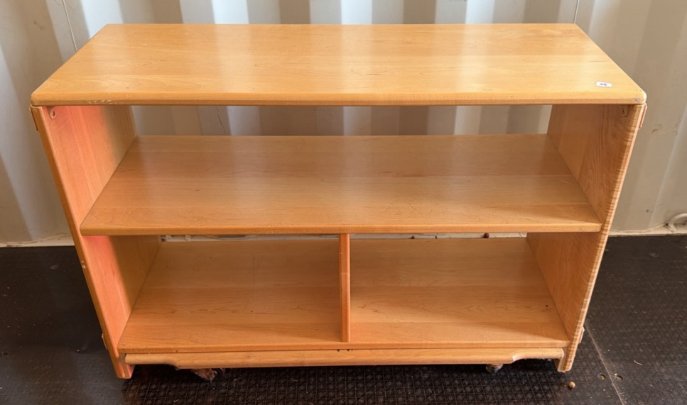 wheeled multi fixed shelf