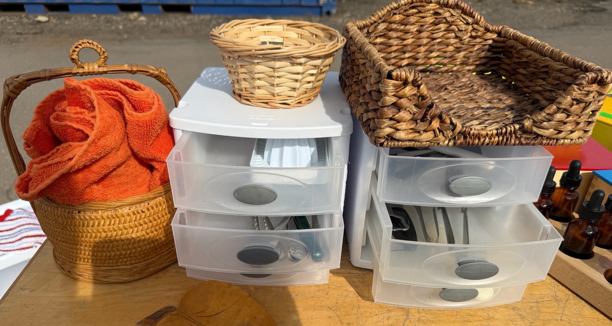 kitchen plate, utensils, and miscellaneous