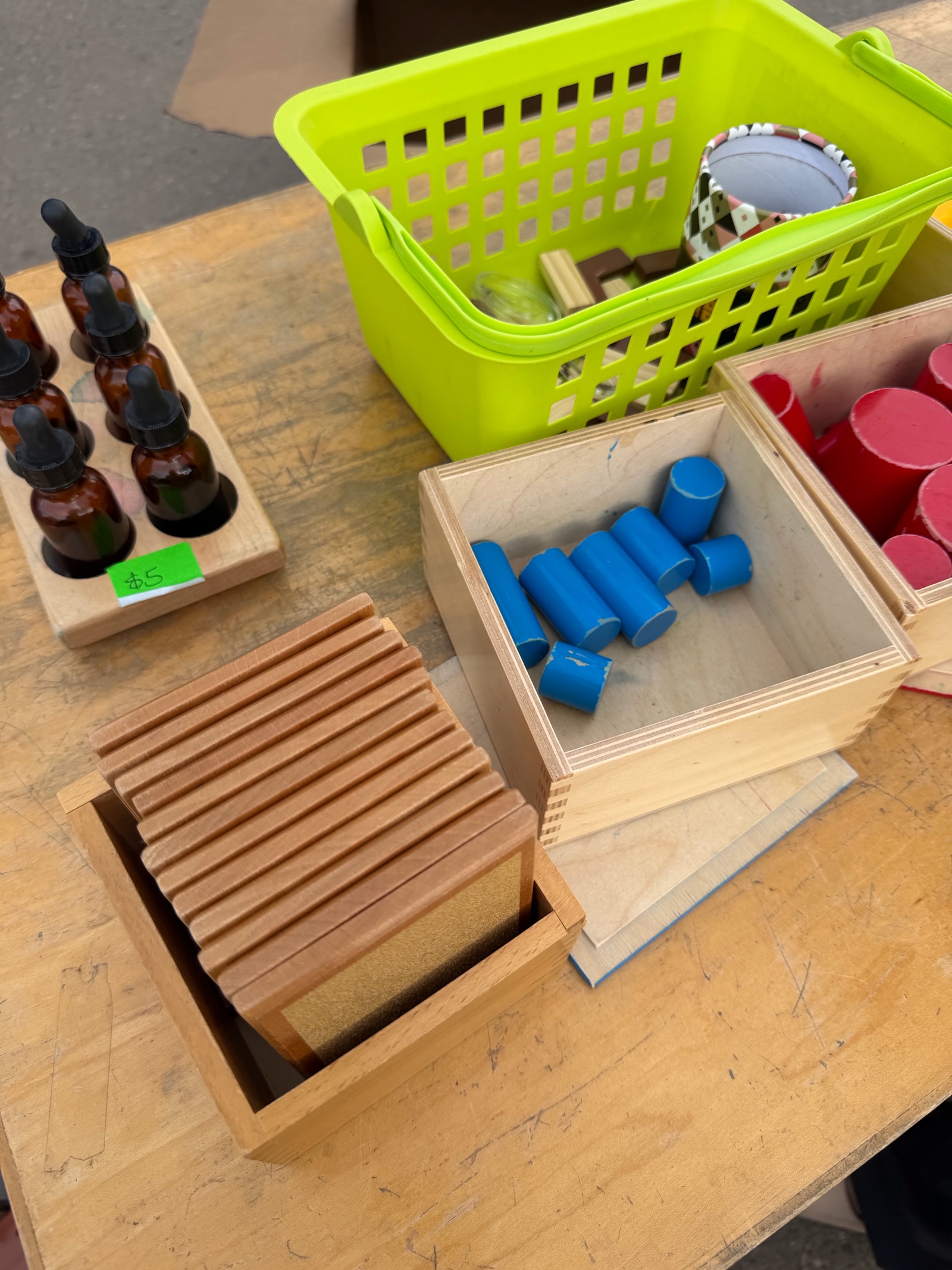 magnets blocks shapes, and flashcards