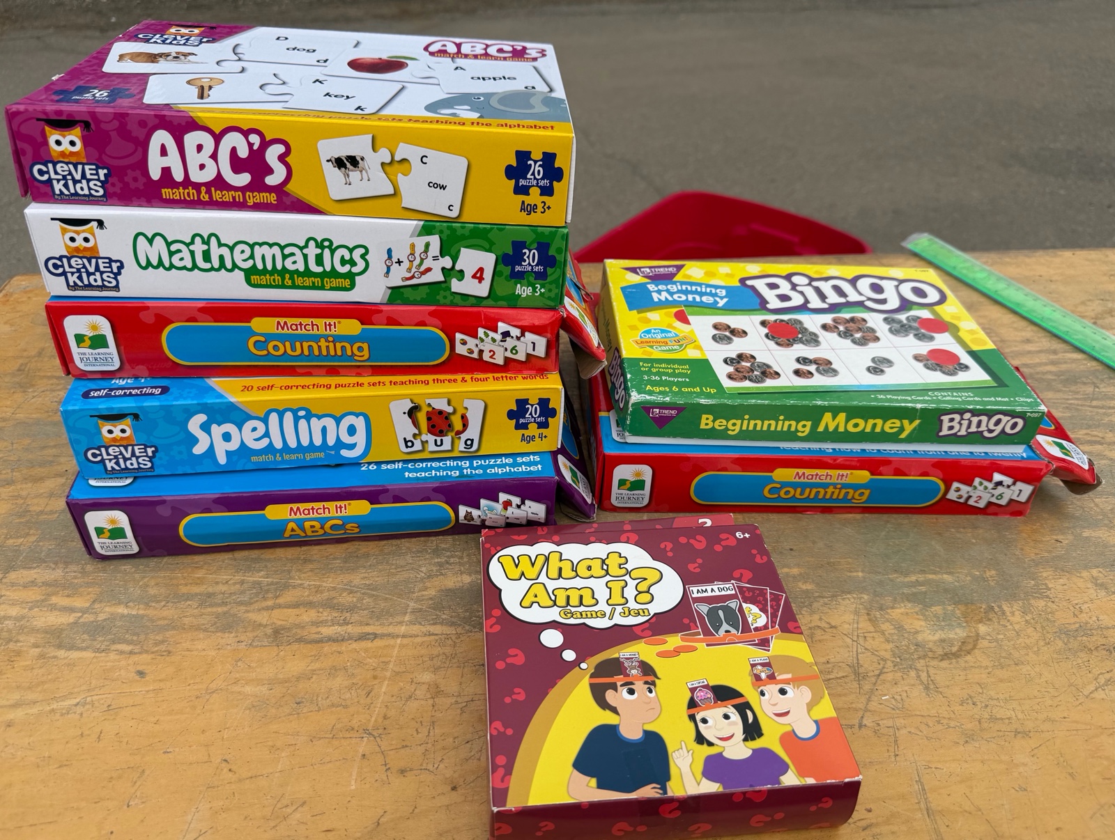 flashcards and educational games