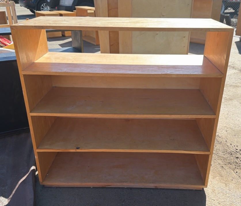 Four tier shelving