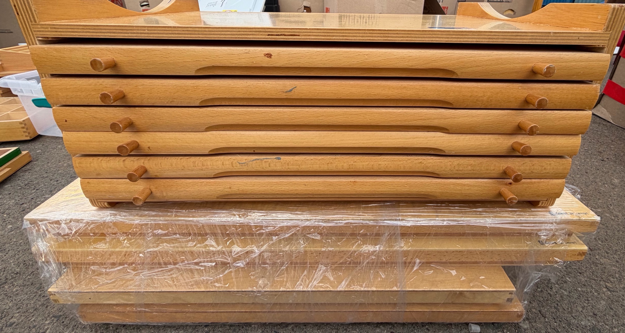 geometry cabinet and supplies