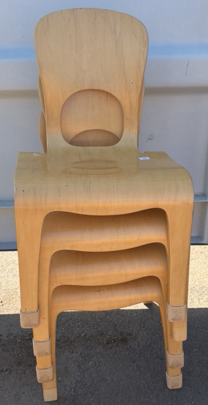 toddler chairs x 4